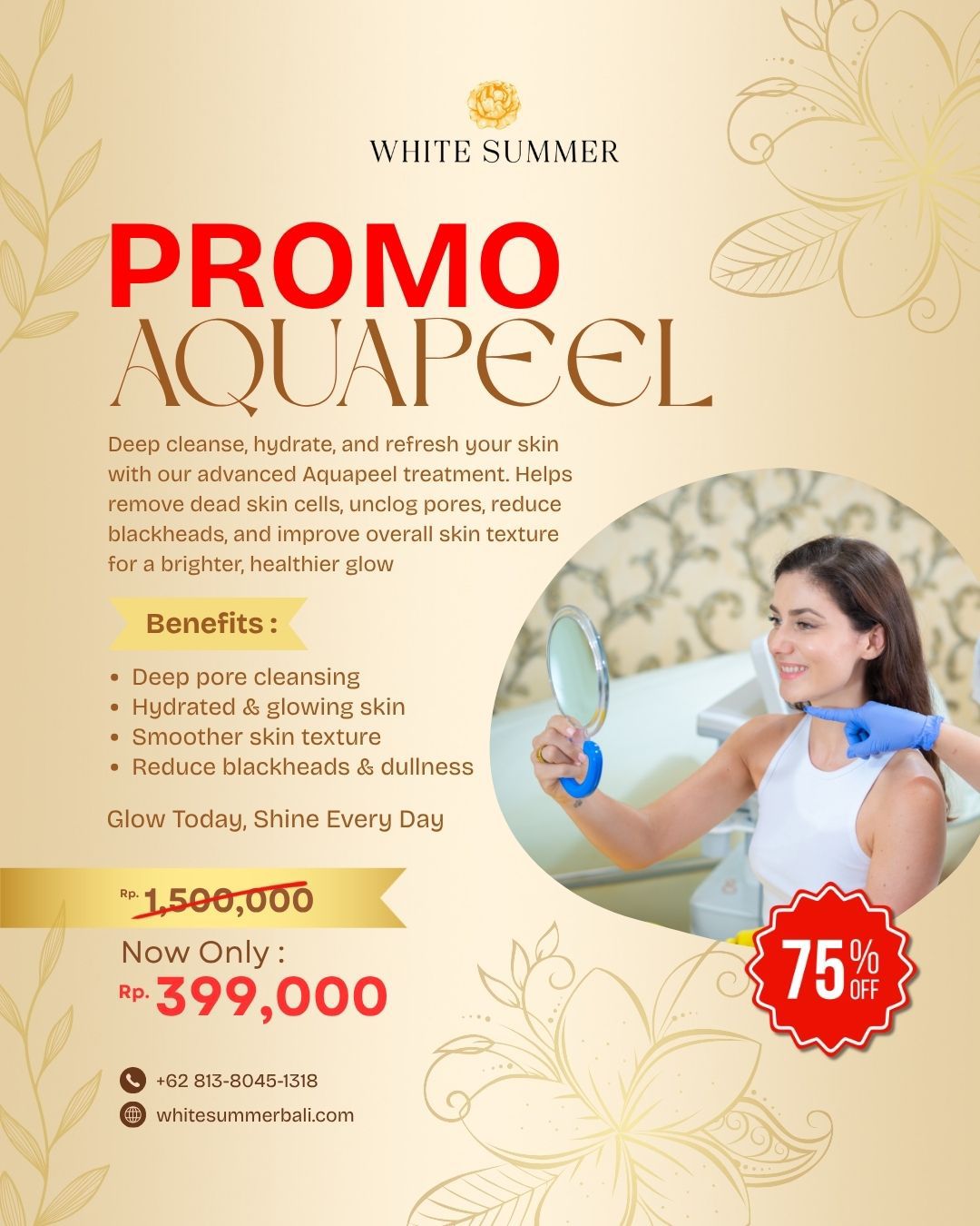 promo aquapeel in bali