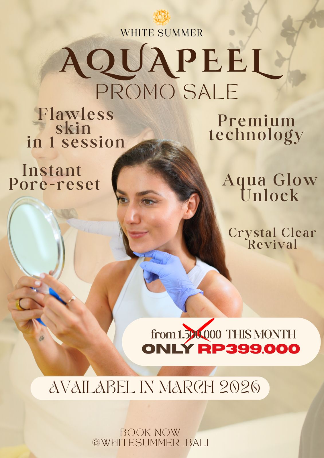 promo aquapeel in bali